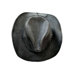 Conner Hats High Sierra Cow Hide Water Resistant UPF 50+ Black Hat M